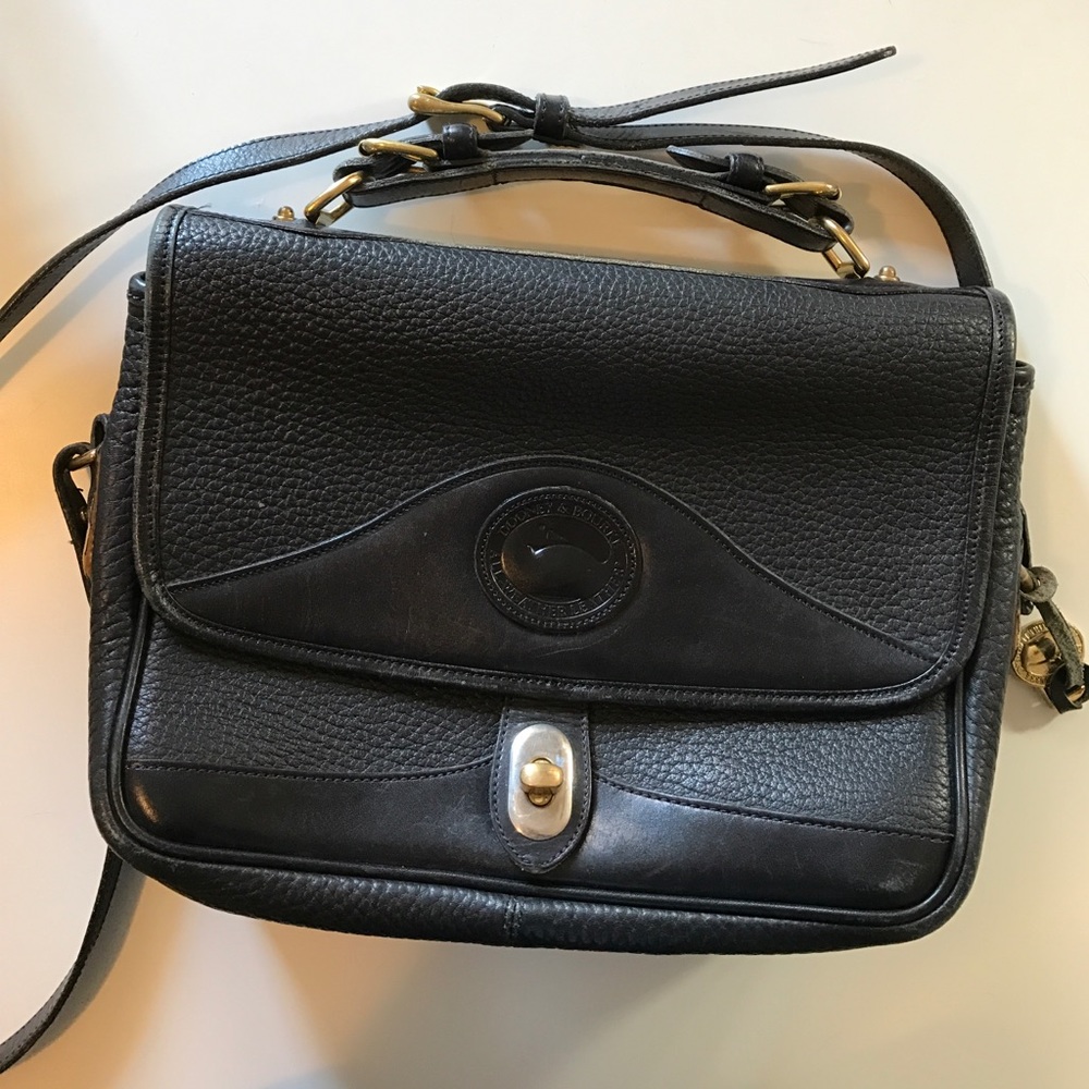 Black Vintage Downey & Bourke bag