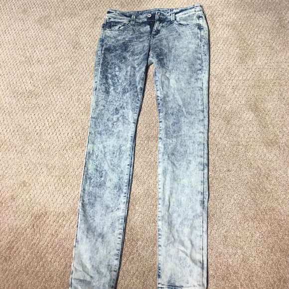 acid washed jeggings