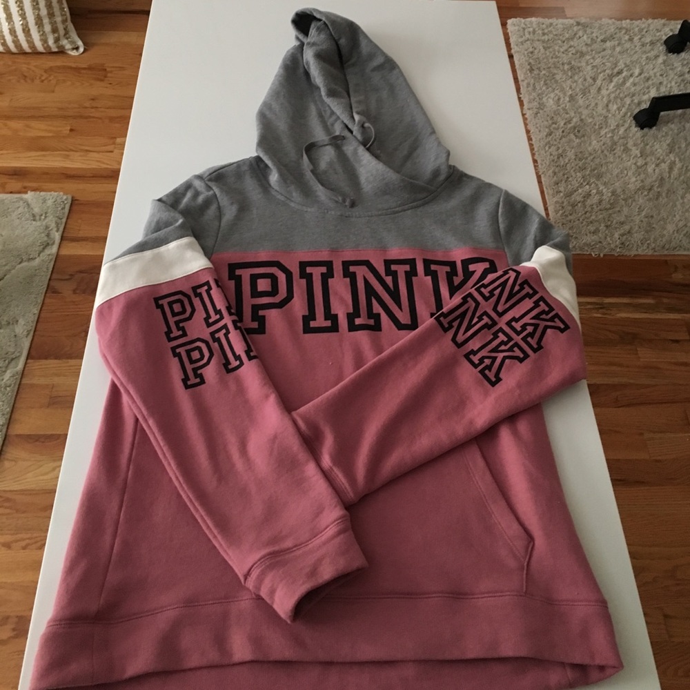 Cowl Neck hoodie VS PINK