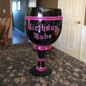 Birthday Babe Wine Glass
