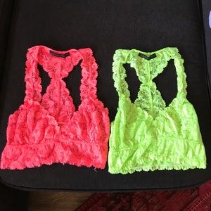 Neon colored bralettes SOLD