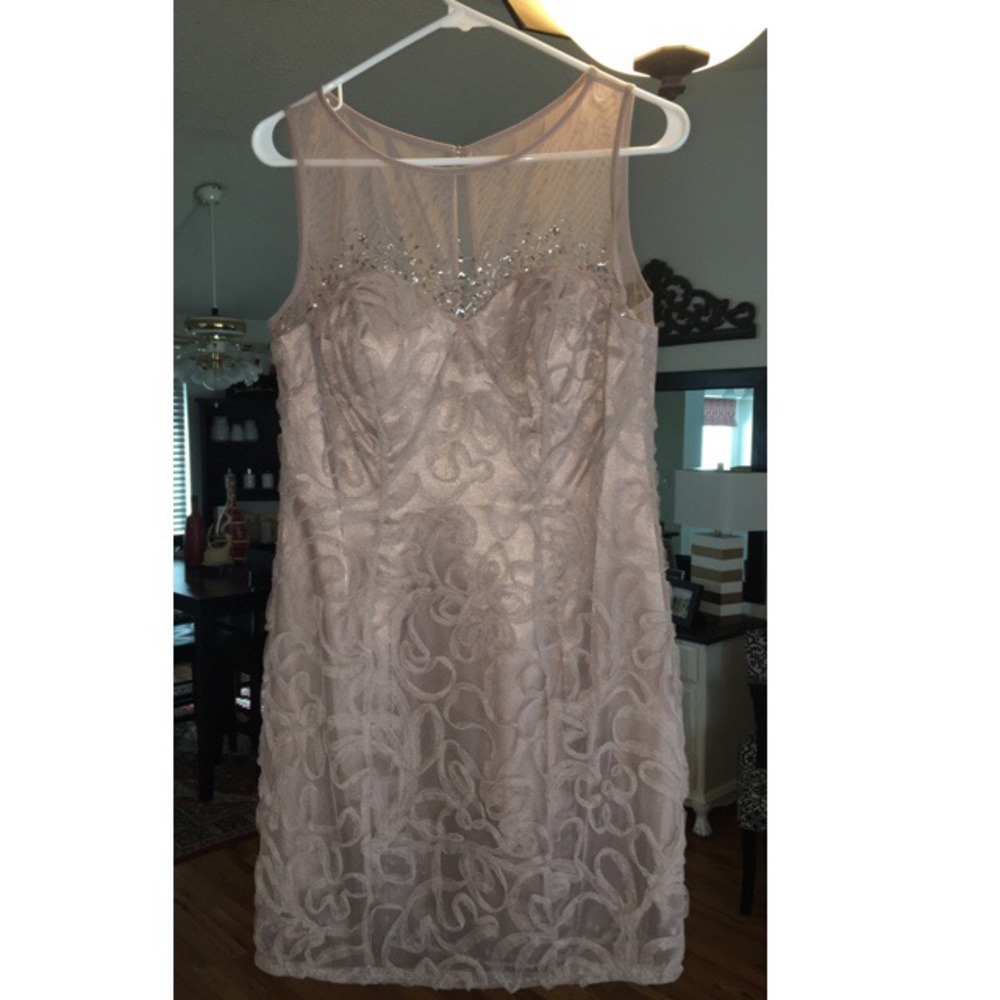 beaded mini dress