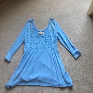 Blue Hollister shirt
