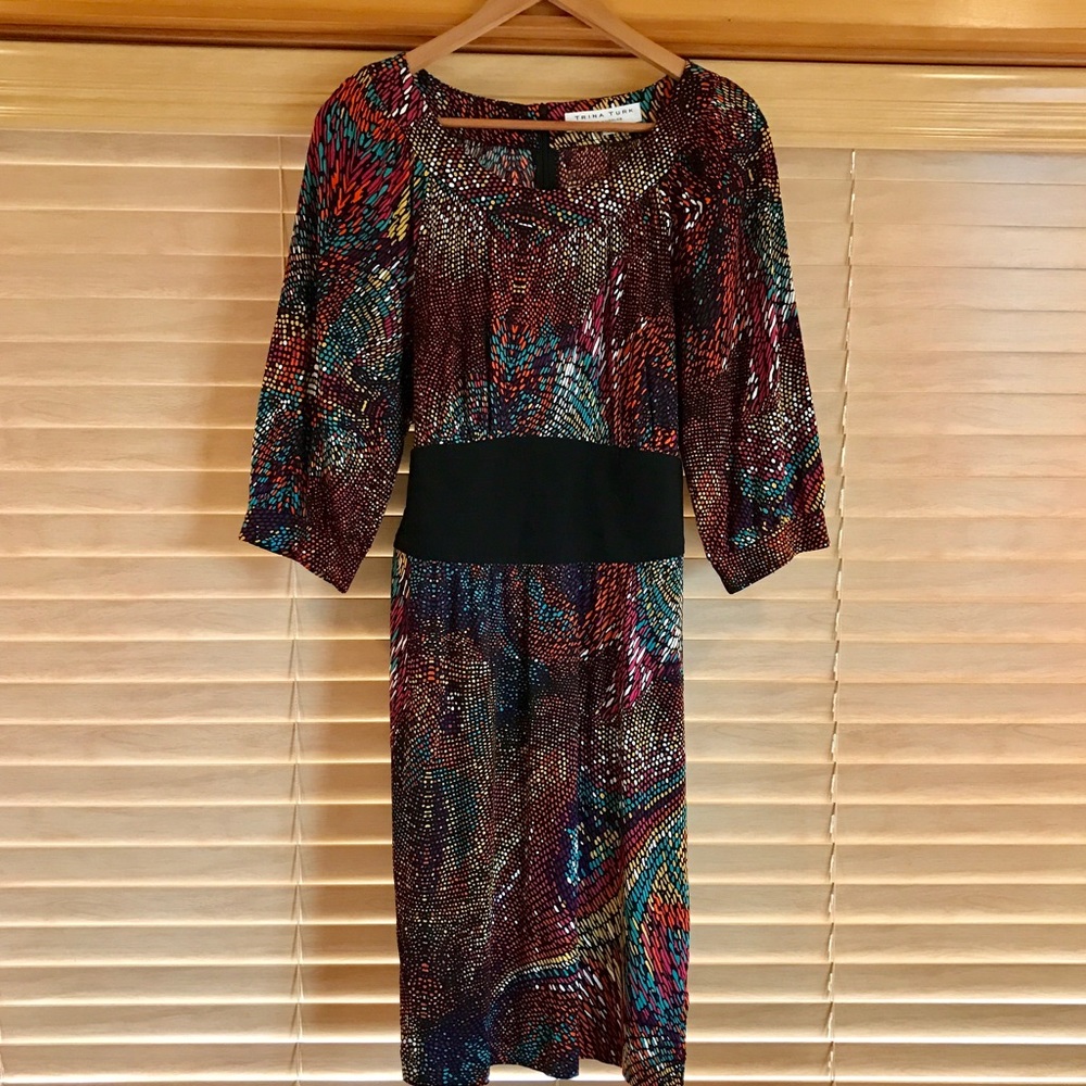 Trina Turk Silk 'Kaleidoscope' Dress