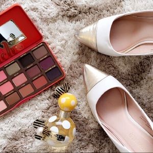 Restricted | White Gold Capped Heels