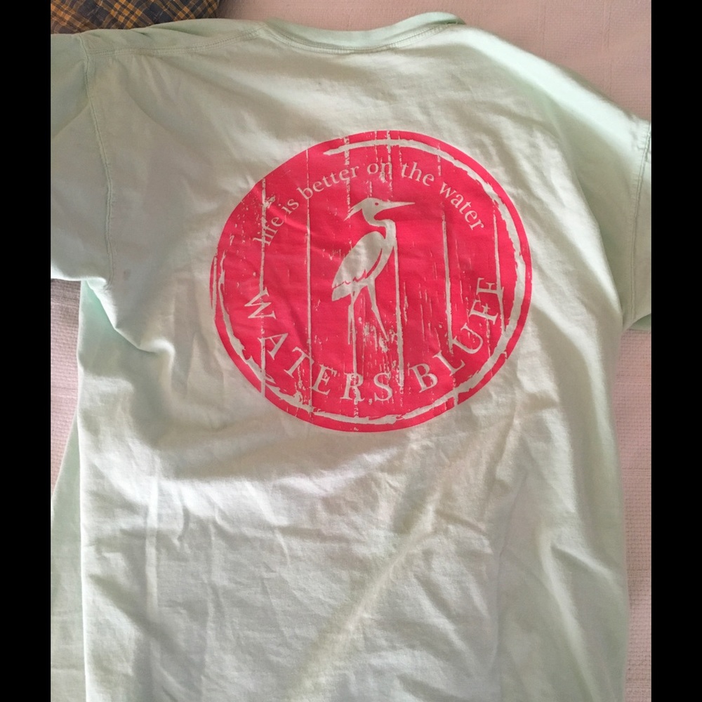 Brand new mint green waters bluff shirt