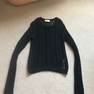 Navy blue sparkly sweater
