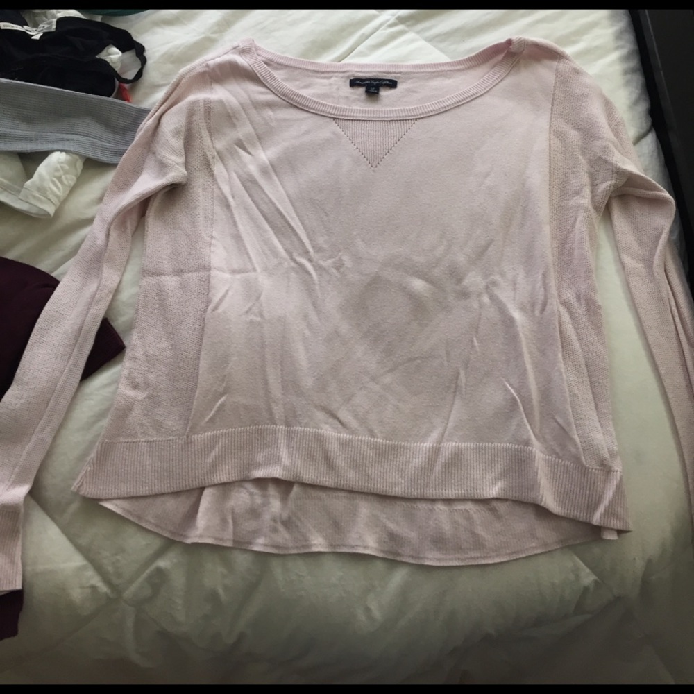 Pink lightweight sweater