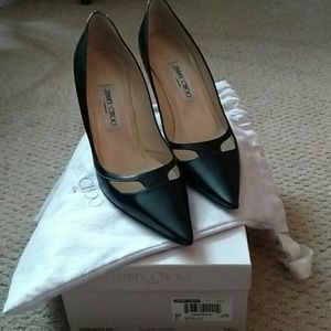 Jimmy Choo Black Margo Heels! Make me an offer!!