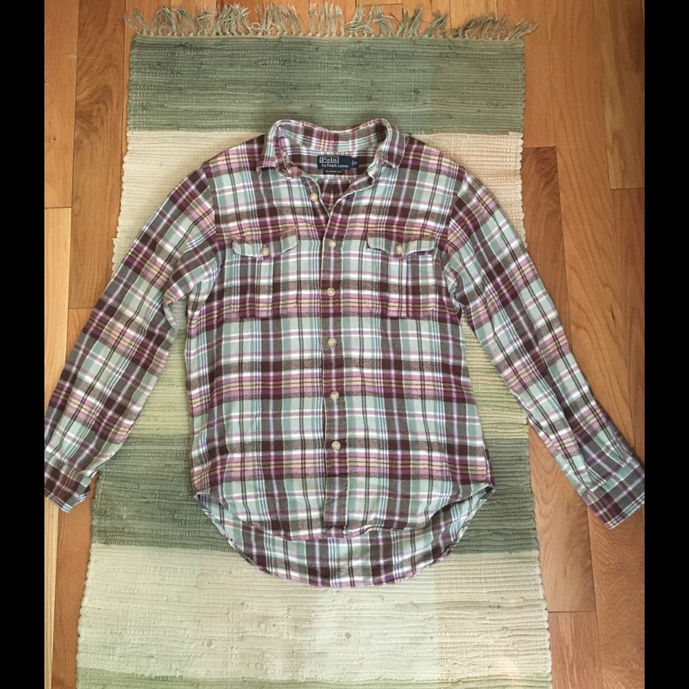 Ralph Lauren Flannel w/ Elbow Patches