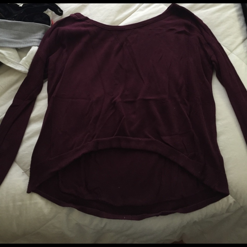 Burgundy lightweight sweater