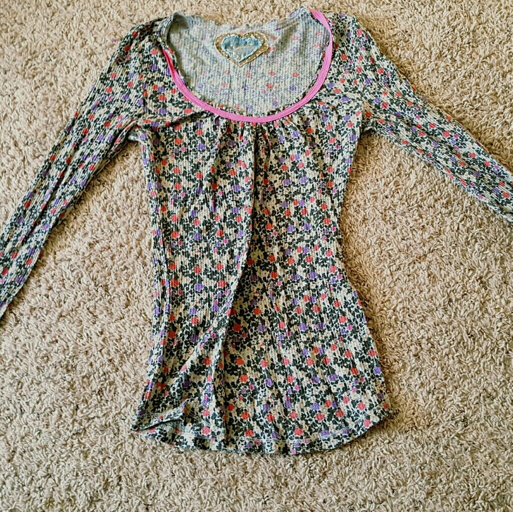 Scrapbook Floral Long Sleeve Tee