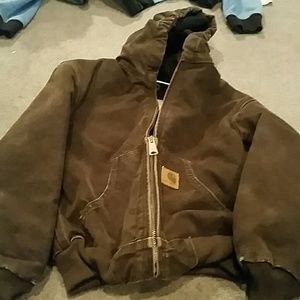 Dark brown Carhartt coat