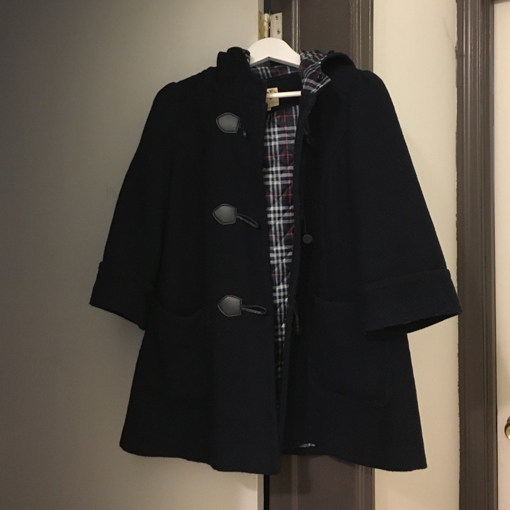 Toggle Coat -Navy