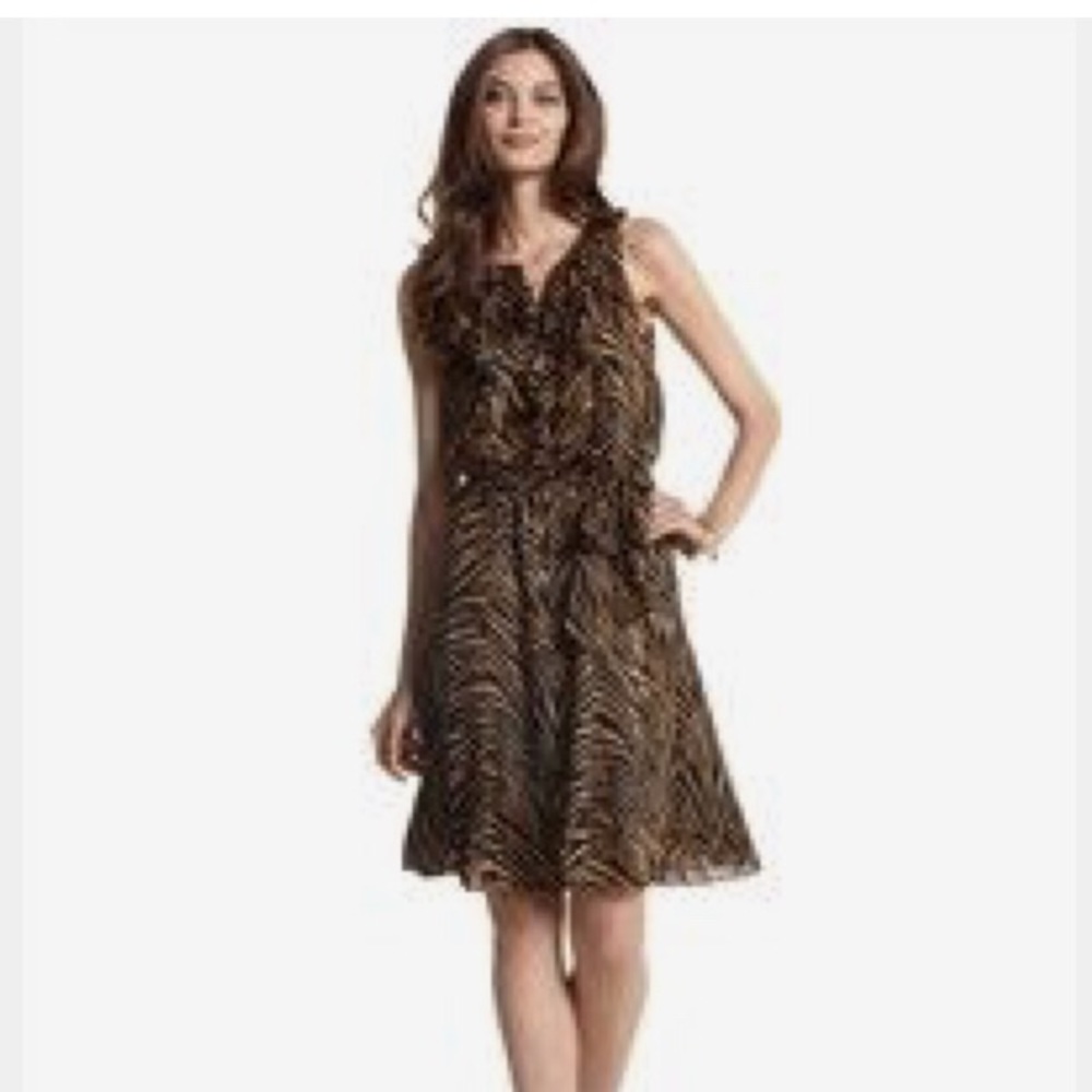 White House | Black Market Animal Print Dress