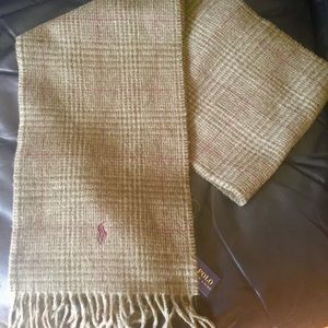 Polo Ralph Lauren Tweed Scarf ⛅️💨🌧