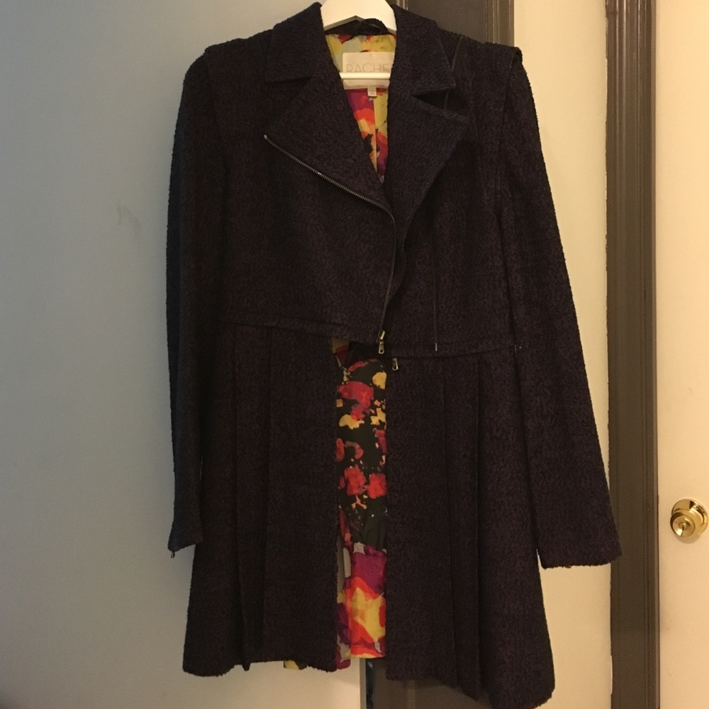 Rachel Roy Pleated 2 in 1 Coat