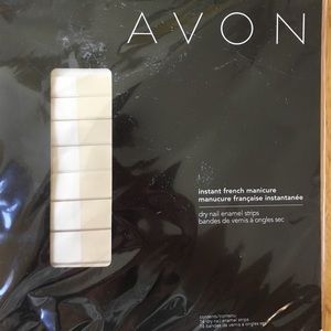 NIP Avon instant French manicure nail strips