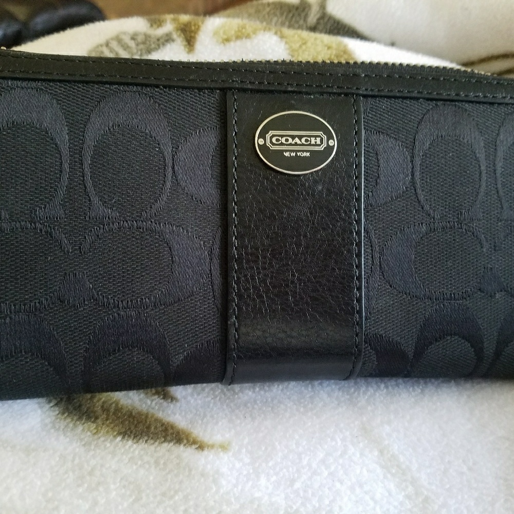 Coach Black Wallet