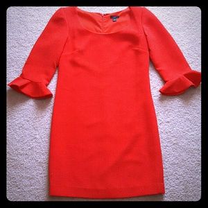 Ann Taylor Peplum Sleeve Dress