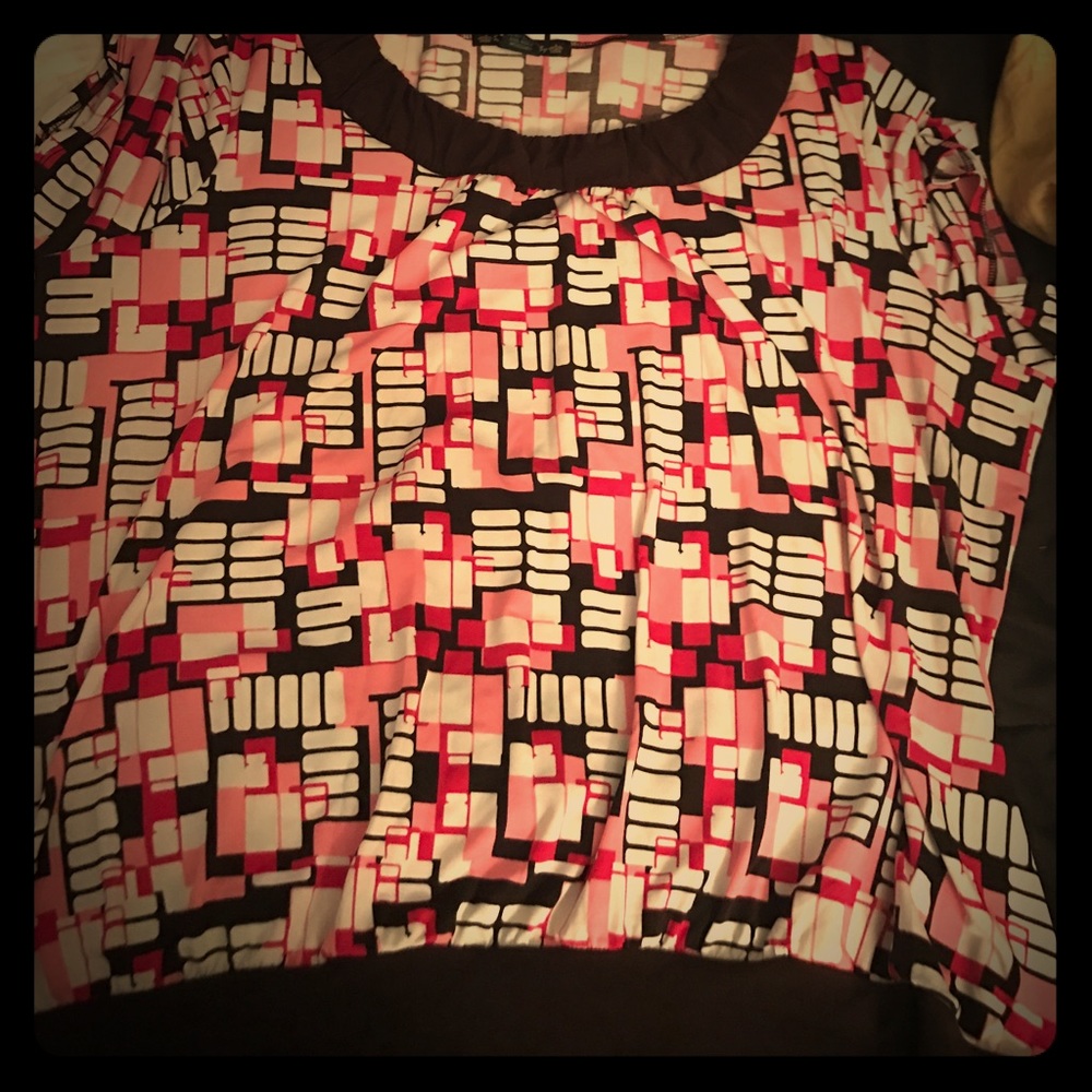 Tetris design blouse