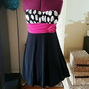 Cute jersey strapless dress