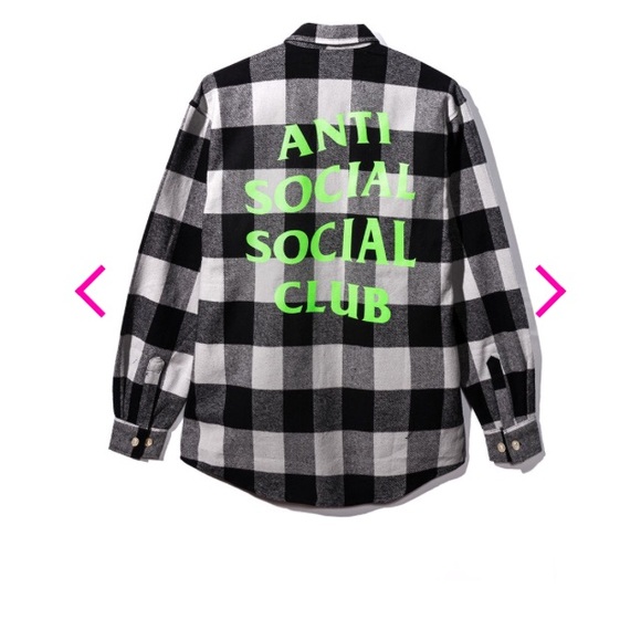 Anti Social Social Club Woodman Flannel Large