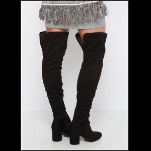 Over the Knee black boots rue21