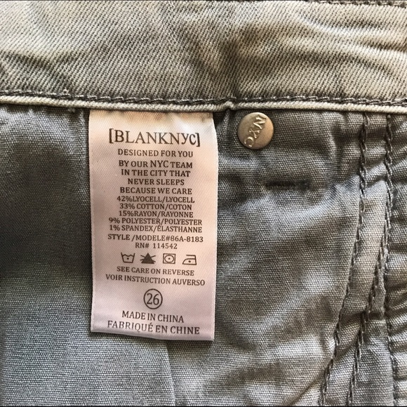 Blank NYC Shorts Sz 26 - Picture 4 of 4