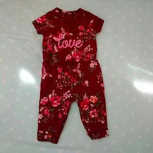 Carters floral jumpsuit
