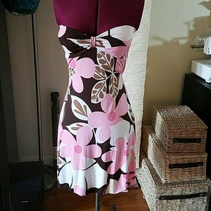 Strapless stretch Jersey dress