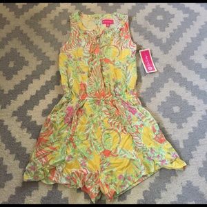 Lilly for Target Happy Place Challis Romper