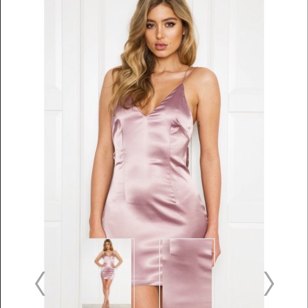 Twin Fire Dusty Rose Dress