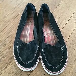 Black Suede Flats, Rocketdog