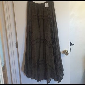 Free people maxi skirt