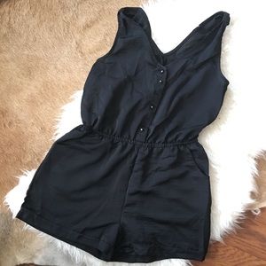 Silk romper