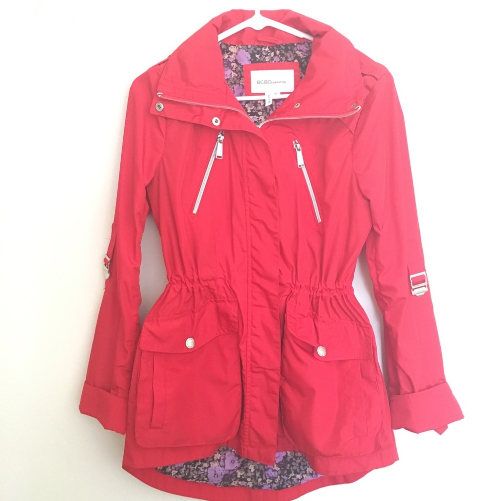 BCBGeneration red spring raincoat