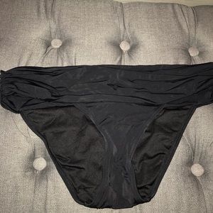 Black bathing suit bottoms
