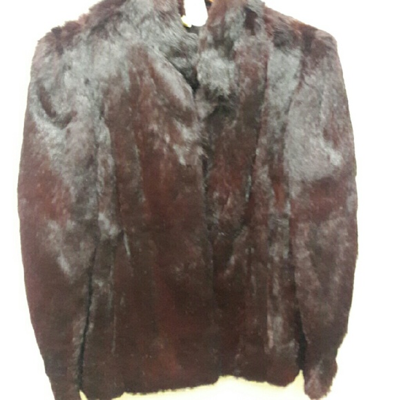 Purple fur jacket - Picture 1 of 4