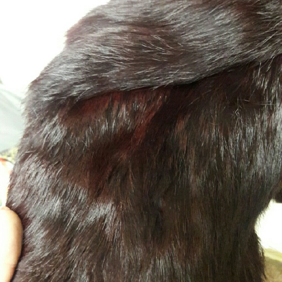 Purple fur jacket - Picture 4 of 4