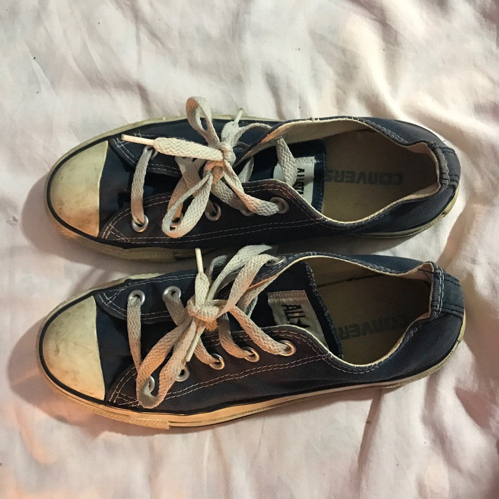 Blue converse
