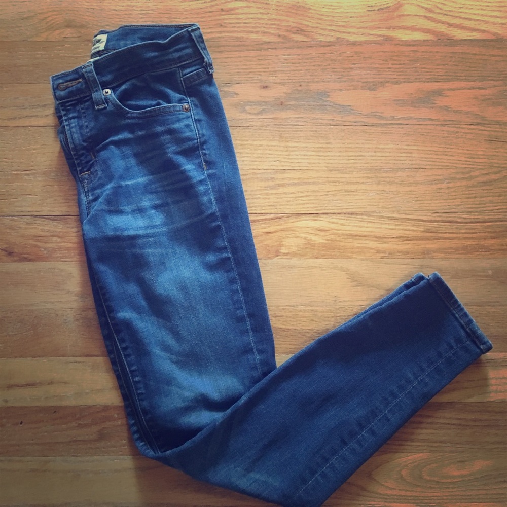 J. Crew toothpick jeans, size 25.