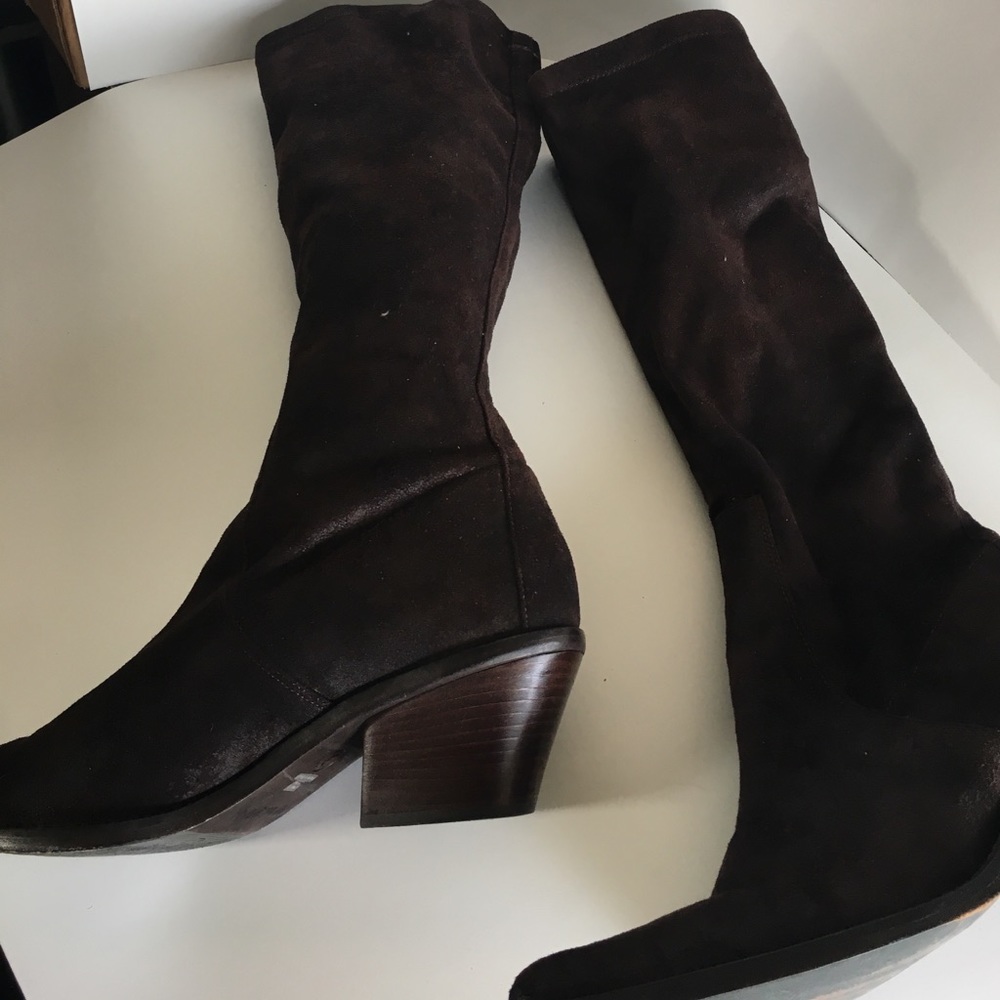 Donald J. Pliner Microsuede calf boots