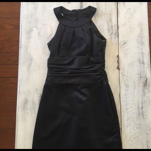 David's Bridal size 2 short bridesmaid black dress