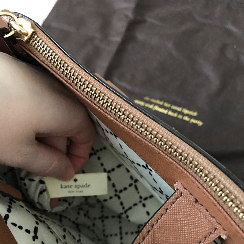 Kate Spade Tan Sachel - Picture 5 of 10