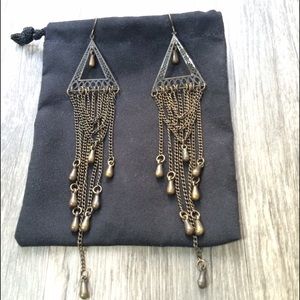 Forever 21 Triangle Earrings