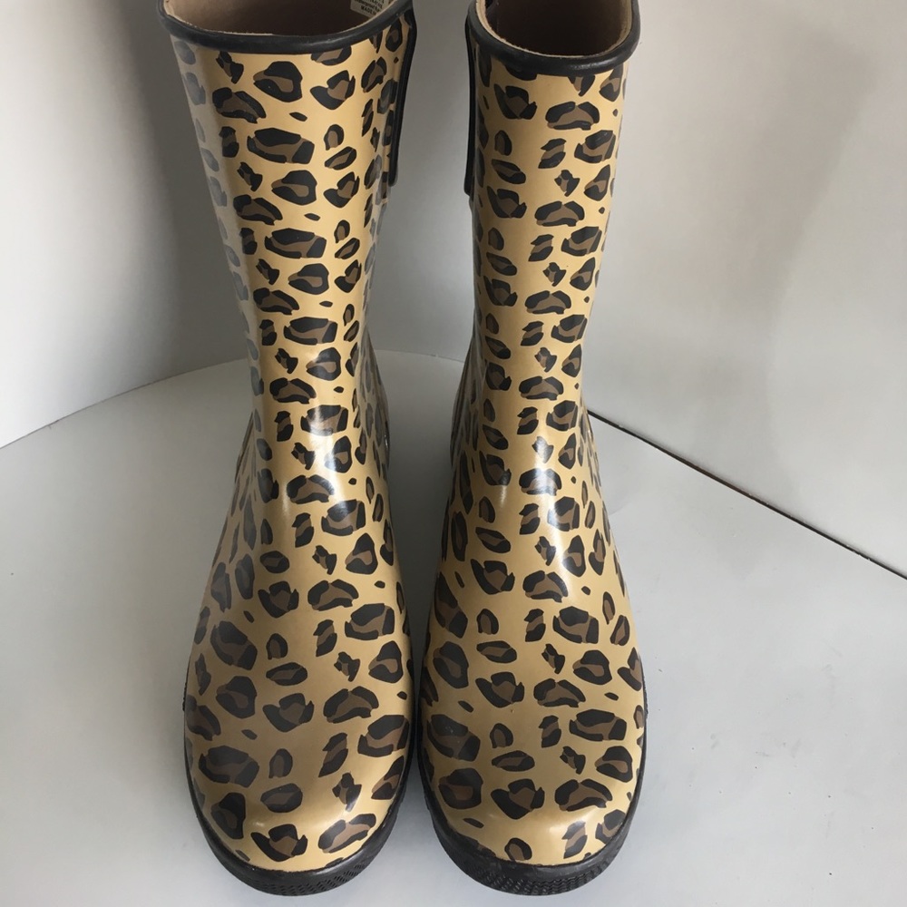 Sperry Top Sider Rain boots Leopard