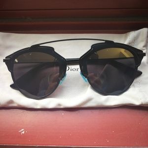 dior two tone sunglass