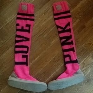 Victoria secret sweater boots