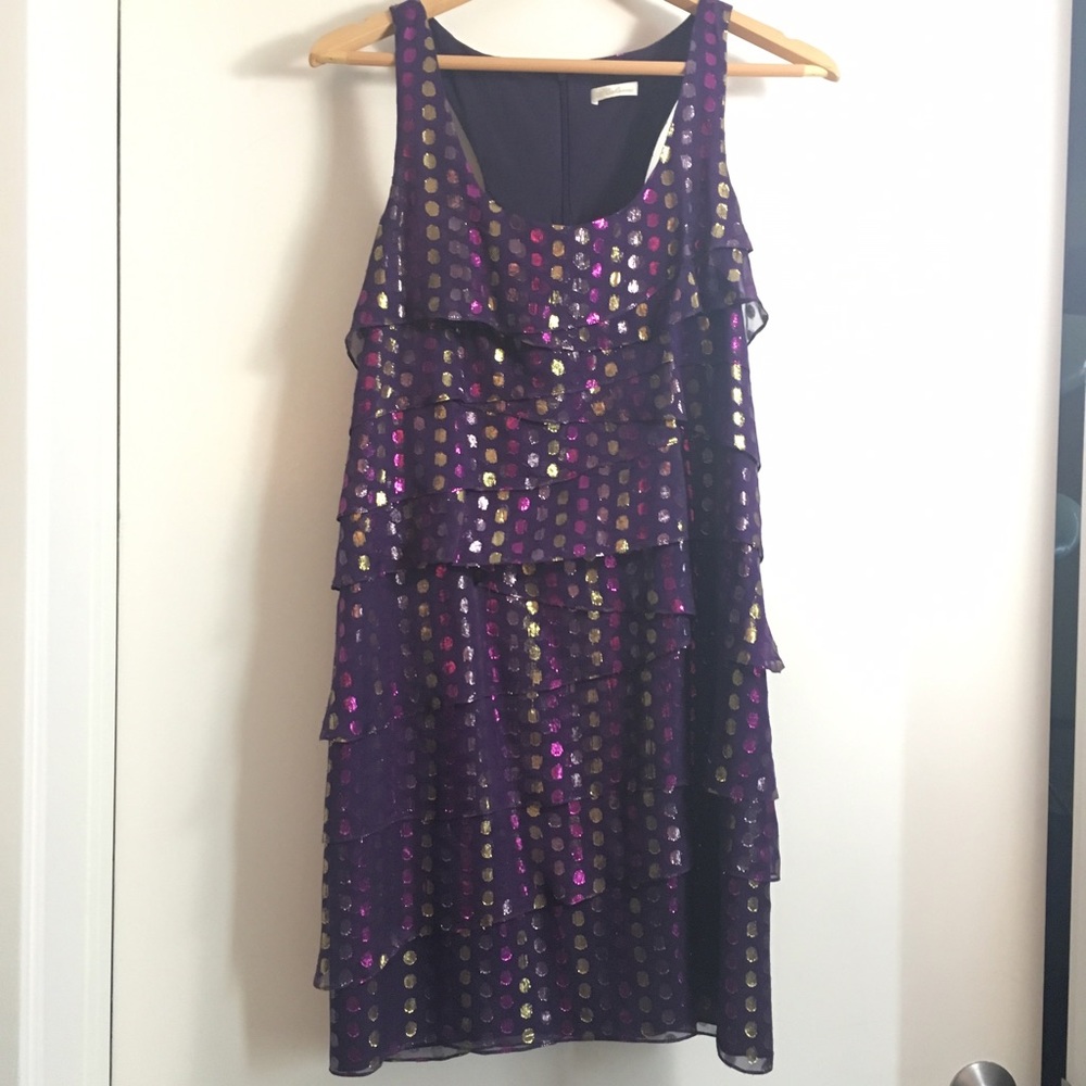 Shosanna tiered racer back dress